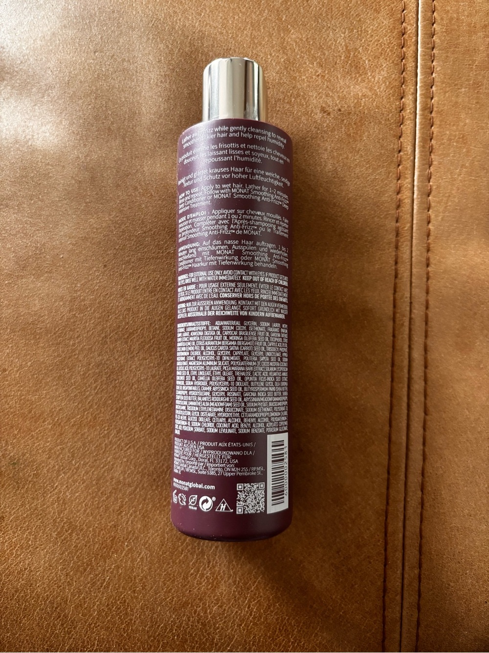 Monat Smoothing Anti-Frizz Shampoo with Rejuveniqe New and Sealed - Picture 2 of 2